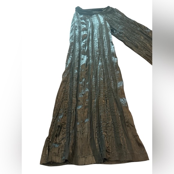 The COOLEST Nina Piu Y2K Pants. Black Semi Sheer Striped Pants Size Small. - Picture 3 of 9